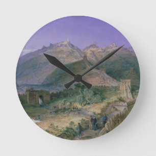 Horloge Ronde La Grande Muraille de la Chine, 1886 (la semaine)