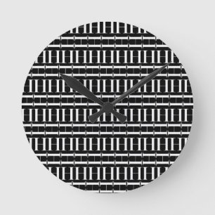 Horloge Ronde La lettre initiale H de monogramme, choisissent la