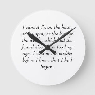 Horloge Ronde La ligne immortelle de Darcy orne cette belle horl