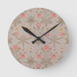 Horloge Ronde La "marguerite", le premier papier peint a conçu
