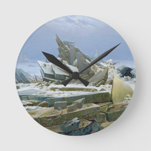 Horloge Ronde La mer polaire, 1824 (Recto)