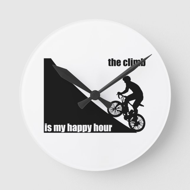 Horloge Ronde La montée est mon heure heureuse (Recto)