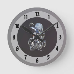 Horloge Ronde La moto de Sheriff