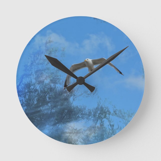 Horloge Ronde La mouette (Recto)