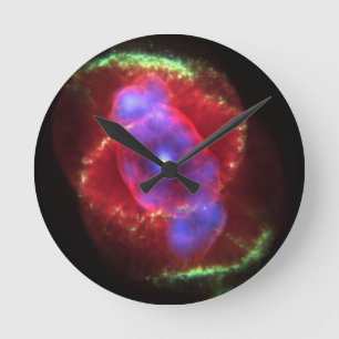 Horloge Ronde La nébuleuse de l'oeil du chat