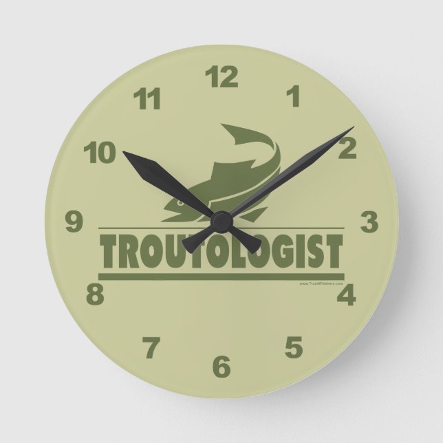 Horloge Ronde La pêche à la truite (Recto)