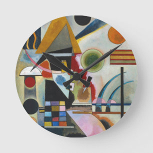 Horloge Ronde La peinture Abstraite de Kandinsky