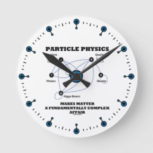 Horloge Ronde La Physique Des Particules Fait De La Matière Une