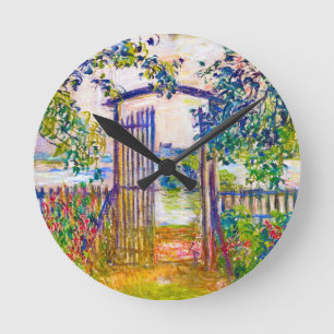 Horloge Ronde La porte des jardins à Vetheuil Claude Monet