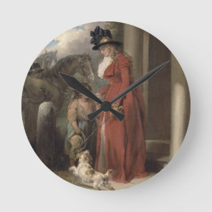 Horloge Ronde La porte du châtelain, c.1790 (huile sur la toile