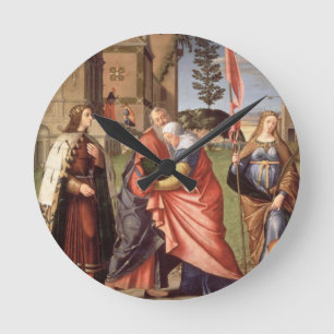 Horloge Ronde La réunion au Golden Gate avec des saints, 1515 (