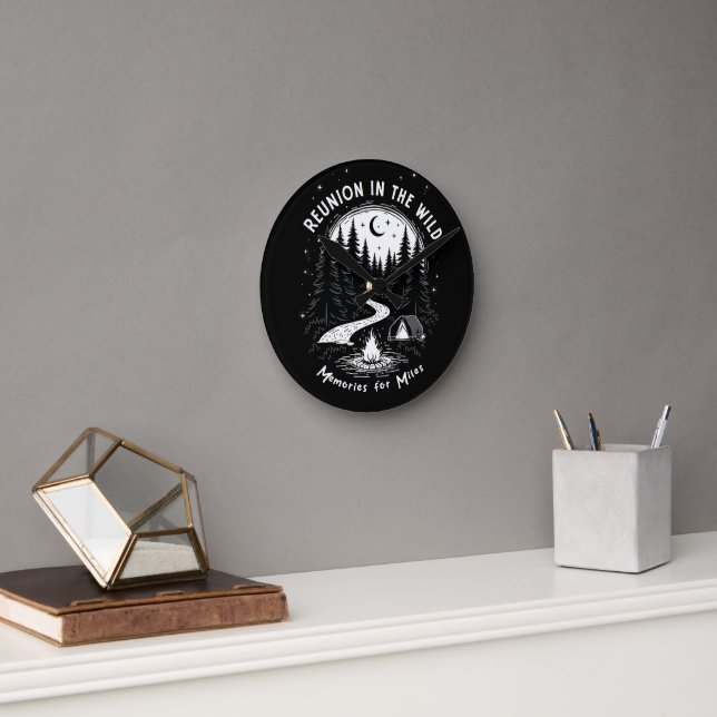 Horloge Ronde La Réunion en pleine nature (Bureau)