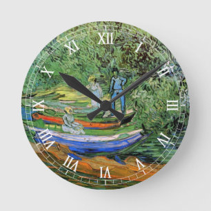Horloge Ronde La rive de l'Oise à Auvers par Vincent van Gogh
