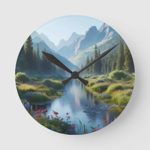 Horloge Ronde La vallée de la rivière Serene