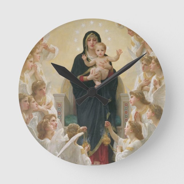 Horloge Ronde La Vierge aux anges, 1900 (Recto)