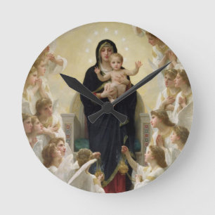Horloge Ronde La Vierge aux Anges, 1900 (huile sur toile)