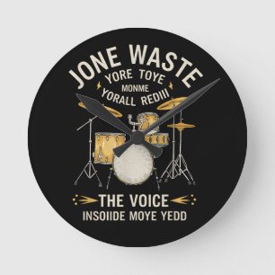 Horloge Ronde La Voix Dans Ma Tête