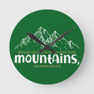 Horloge Ronde La Voix des Montagnes