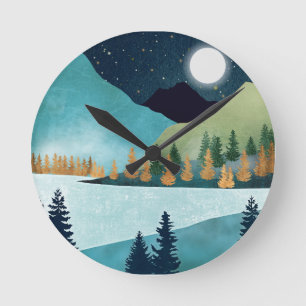 Horloge Ronde Lac Moonrise