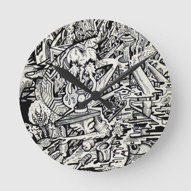 Horloge Ronde L'Adept, ou une Transfiguration Freakish (Recto)