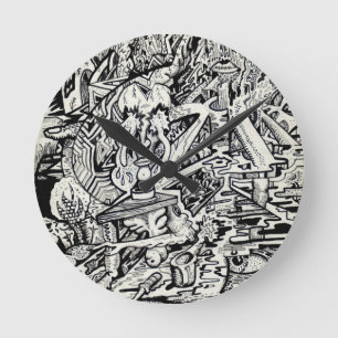 Horloge Ronde L'Adept, ou une Transfiguration Freakish