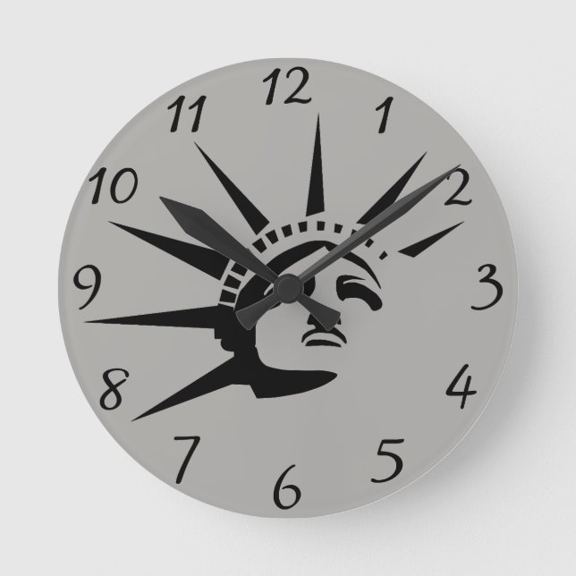 Horloge Ronde Lady Liberty (Recto)