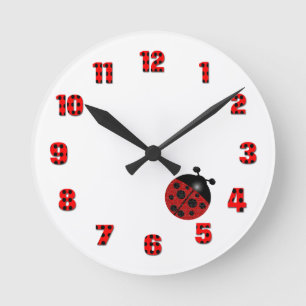 Horloge Ronde Ladybug