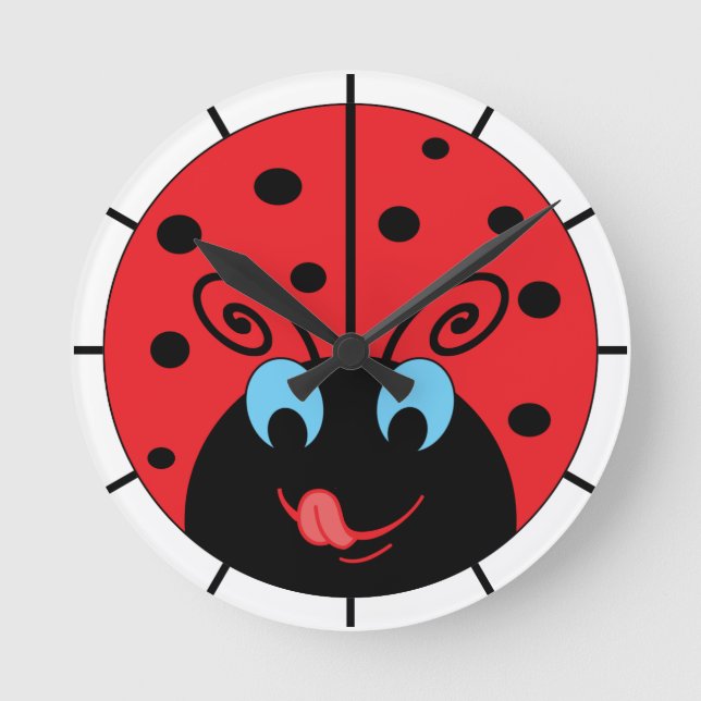 Horloge Ronde Ladybug (Recto)
