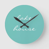 Lake House Turquoise Blue Aqua White Elegant Cool