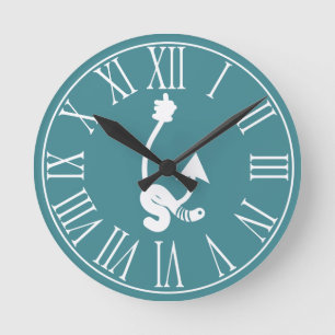 Horloge Ronde Lake House Worm on a Hook