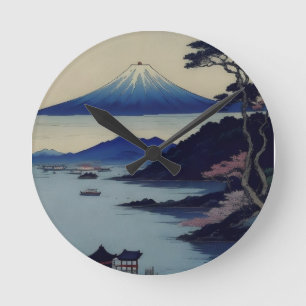 Horloge Ronde Lake, Pine and Mountain - Japan