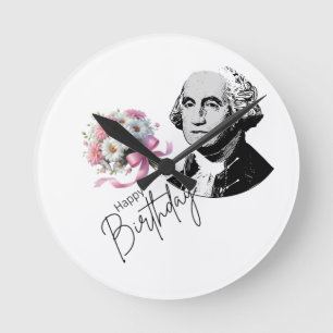 Horloge Ronde L'anniversaire de George Washington