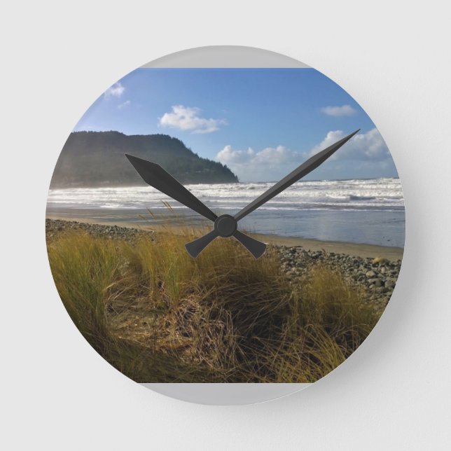 Horloge Ronde L'anse, bord de mer, Oregon (Recto)