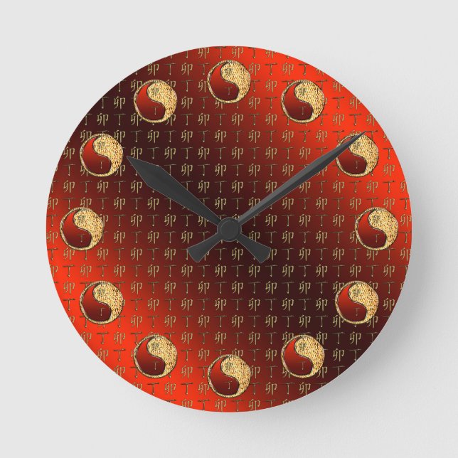 Horloge Ronde Lapin de Feu (Recto)