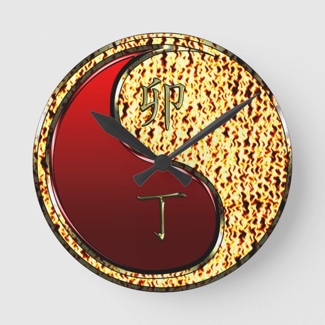 Horloge Ronde Lapin de Feu (Recto)
