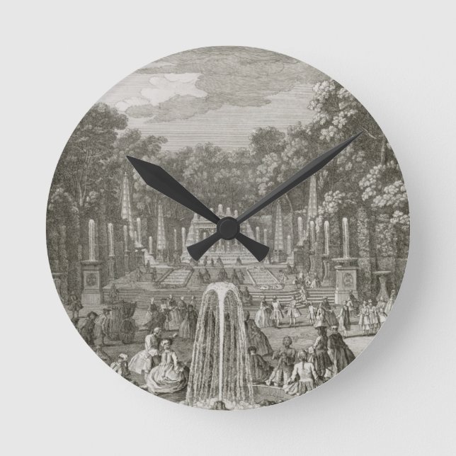 Horloge Ronde L'Arc de Triomphe, Versailles (gravure) (Recto)
