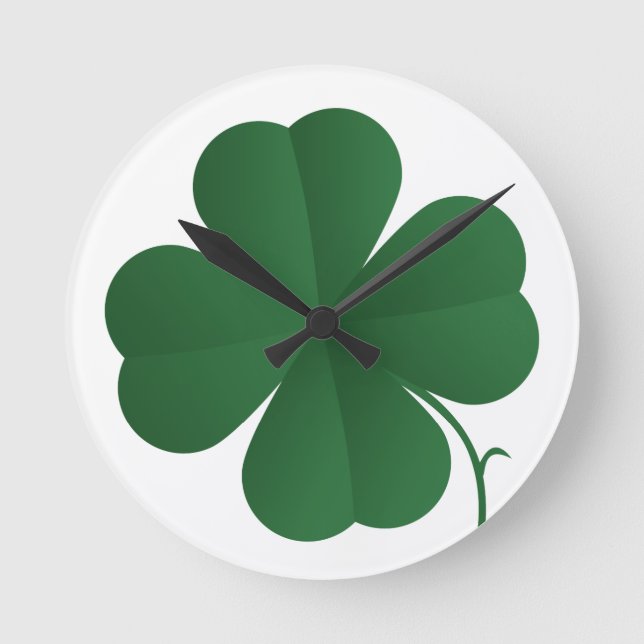 Horloge Ronde Large Shamrock (Recto)