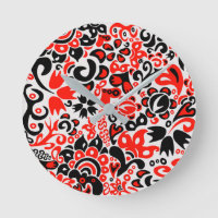 L'art populaire ukrainien motif floral abstact