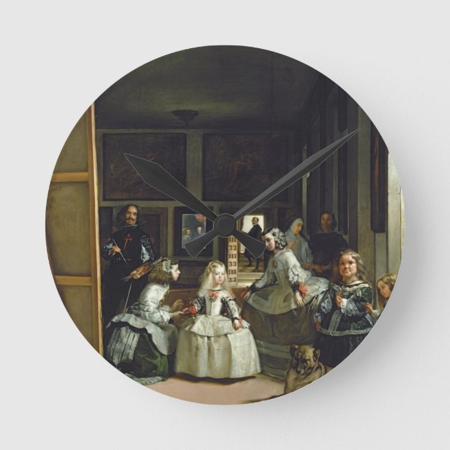 Horloge Ronde Las Meninas ou la famille de Philip IV, c.1656 (Recto)
