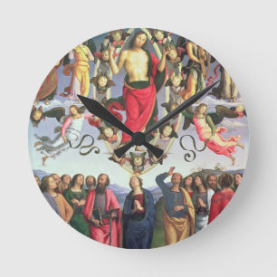 Horloge Ronde L'ascension du Christ, 1495-98 (huile sur le