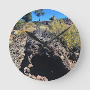 Horloge Ronde Lava Cast Forest, OR