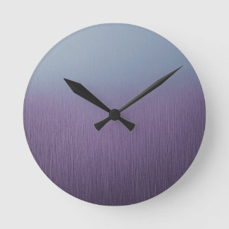 Horloge Ronde Lavender Rainfall
