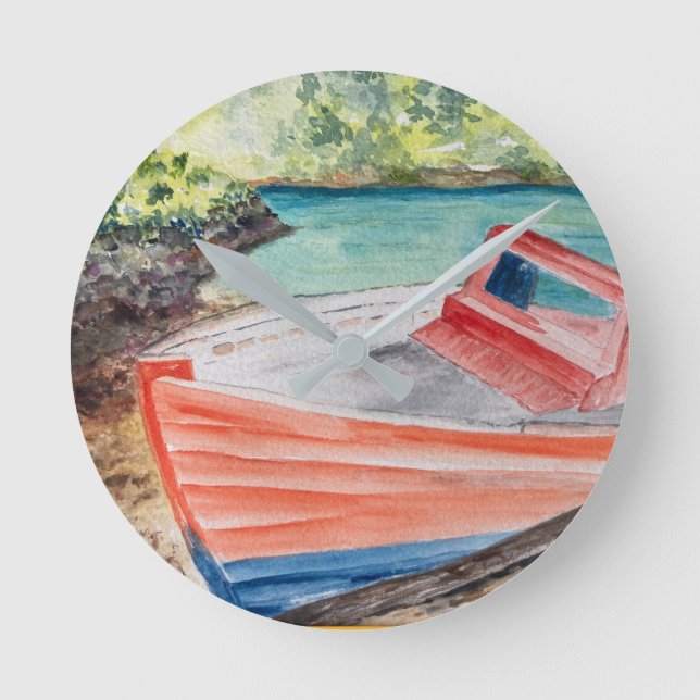 Horloge Ronde Le bateau (Recto)