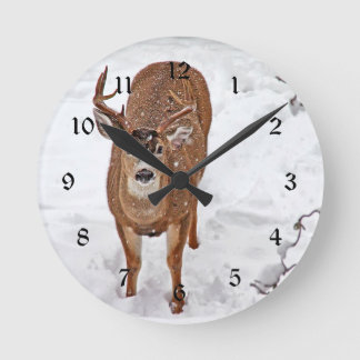 Horloge Ronde Le Buck d'hiver