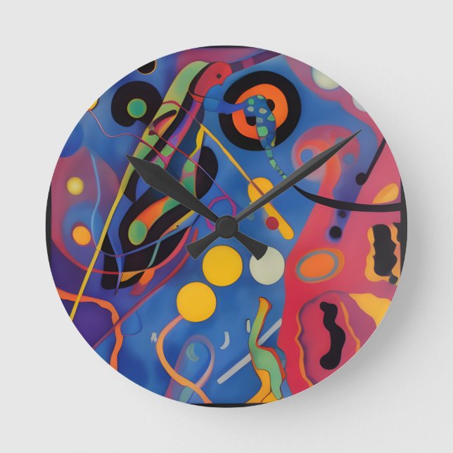 Horloge Ronde Le Bug Kandinsky (Recto)