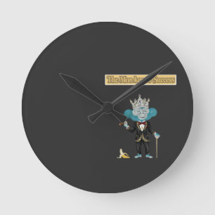 Horloge Ronde Le cadeau de la clé du succès Mon-key