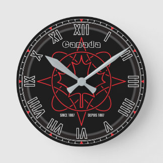 Horloge Ronde Le Canada depuis 1867