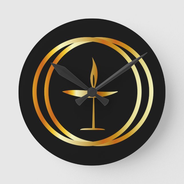 Horloge Ronde Le Chalice flamboyant (Recto)