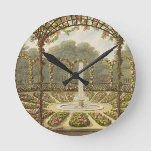 Horloge Ronde Le chapelet chez Ashridge, pub. par J. Taylor,