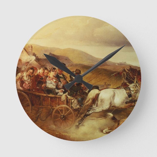 Horloge Ronde Le chariot de mariage (Recto)